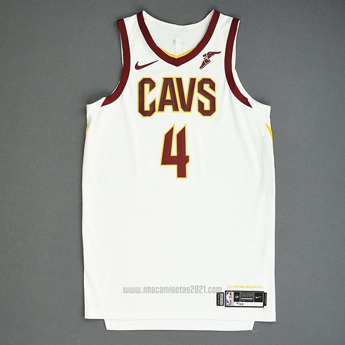 Camiseta Cleveland Cavaliers Kevin Porter Jr. #4 Association Autentico Blanco
